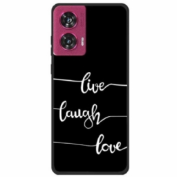 Case Motorola Edge 50 Fusion Puhelinkuoret Live Laugh Love