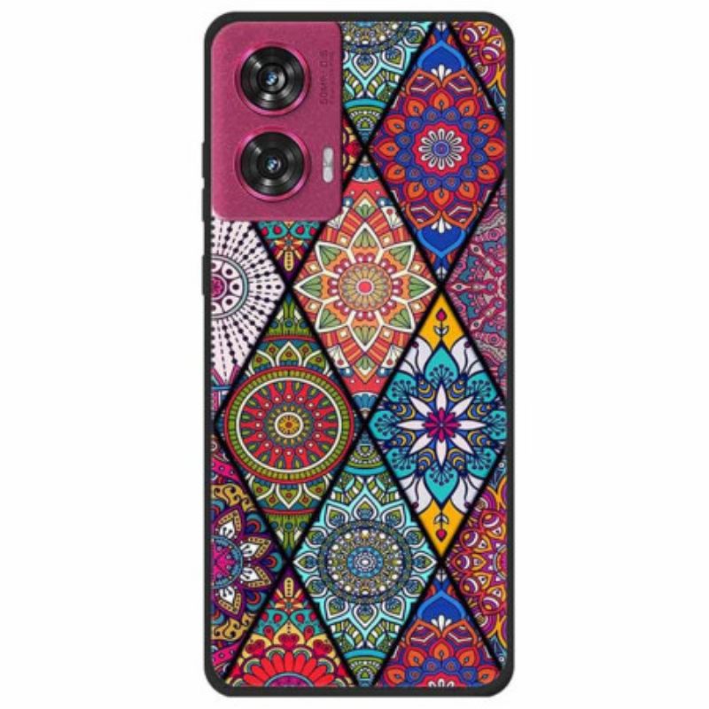 Kuori Motorola Edge 50 Fusion Mandala-kukka