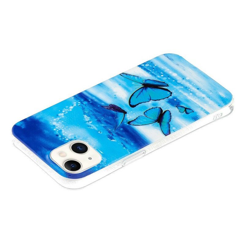 Case iPhone 13 Fluorescent Butterfly Sarja