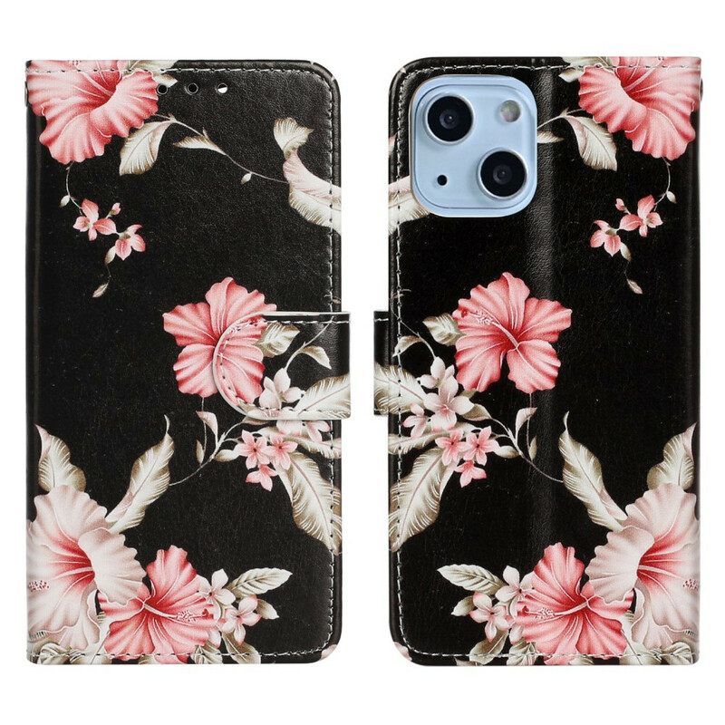 Flip Case iPhone 13 Floral Discovery