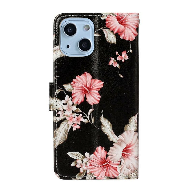 Flip Case iPhone 13 Floral Discovery