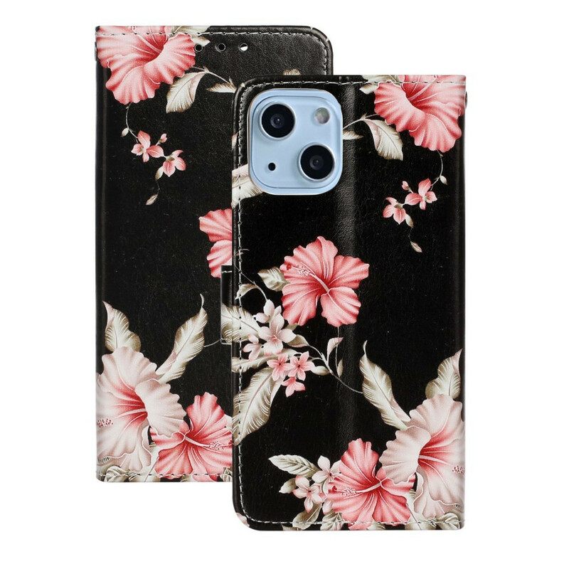 Flip Case iPhone 13 Floral Discovery