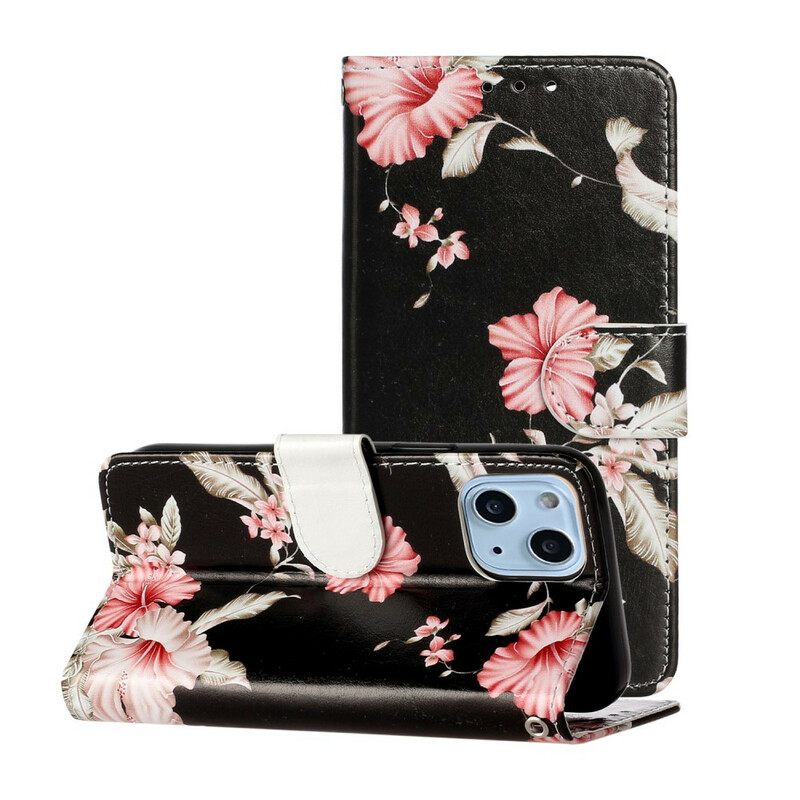 Flip Case iPhone 13 Floral Discovery