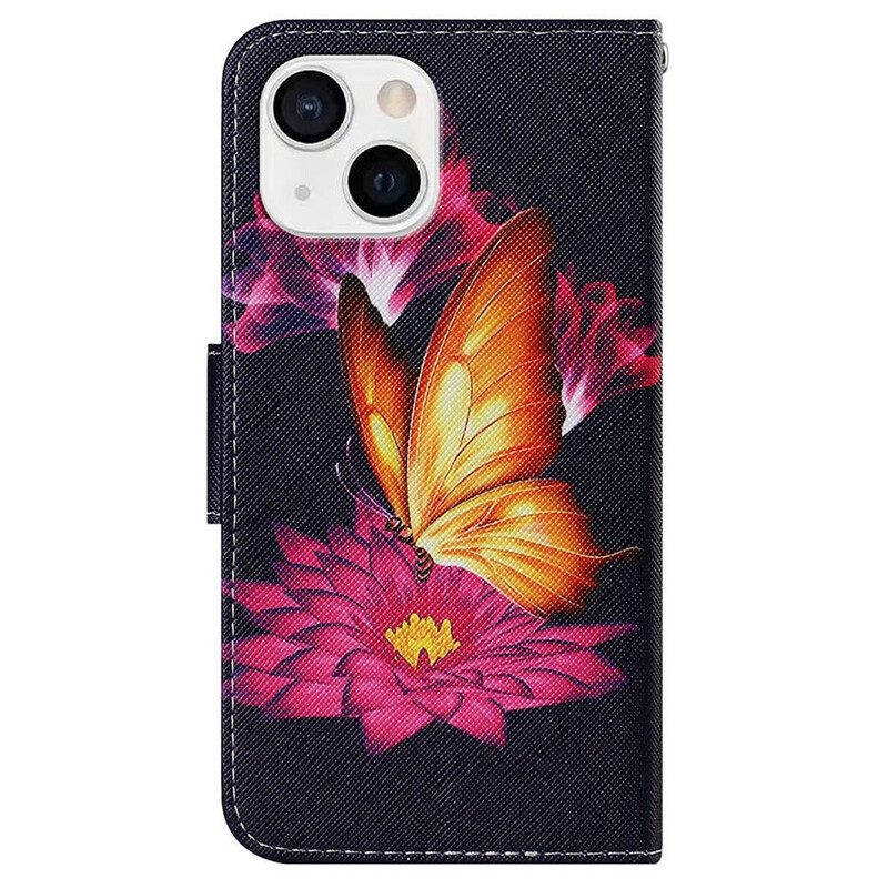 Kotelot iPhone 13 Butterfly Ja Lotus