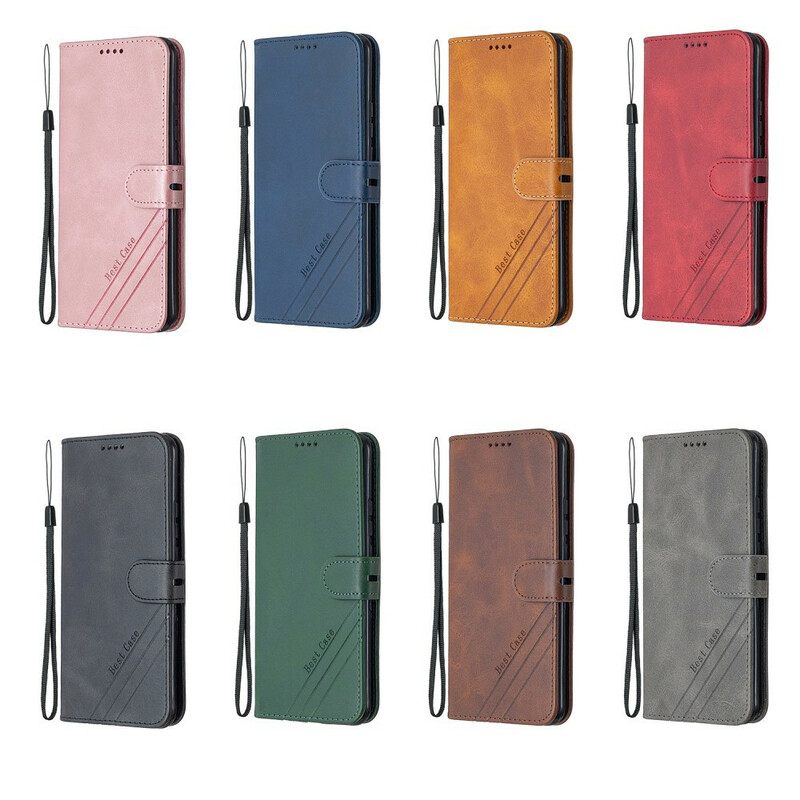 Kotelot iPhone 13 Faux Leather Best Case