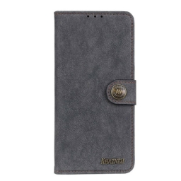 Kotelot iPhone 13 Faux Leather Split Retro Khazneh