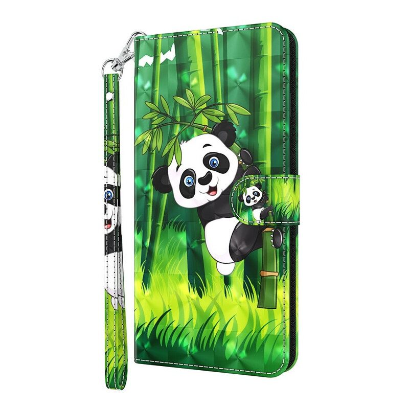 Kotelot iPhone 13 Panda Ja Bamboo