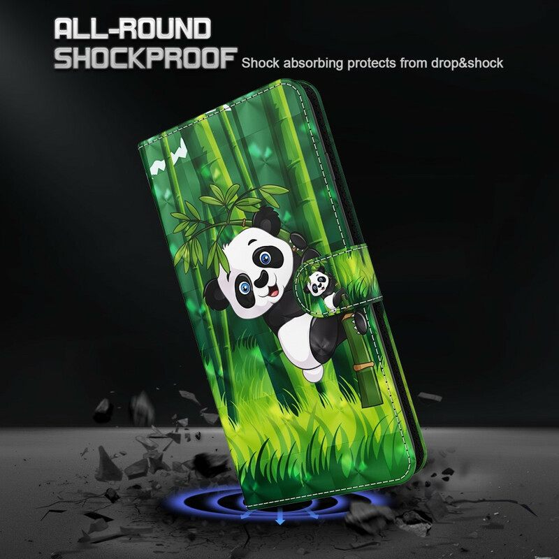 Kotelot iPhone 13 Panda Ja Bamboo