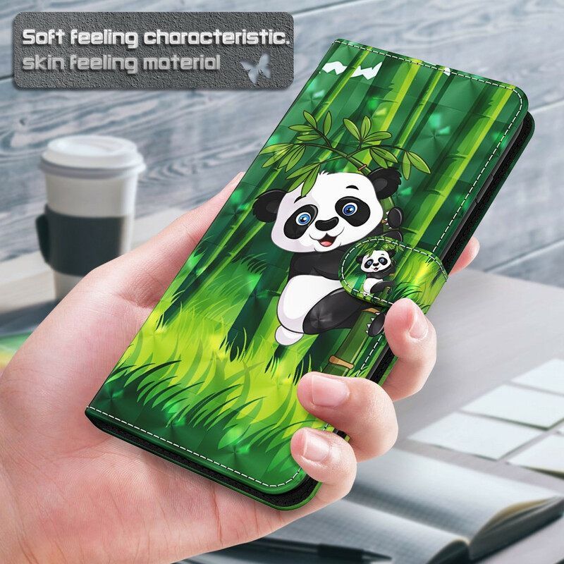 Kotelot iPhone 13 Panda Ja Bamboo