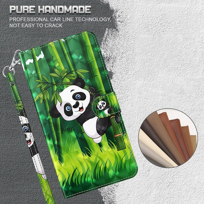 Kotelot iPhone 13 Panda Ja Bamboo