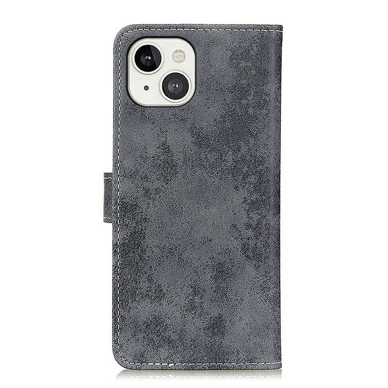 Kotelot iPhone 13 Vintage Leather Effect