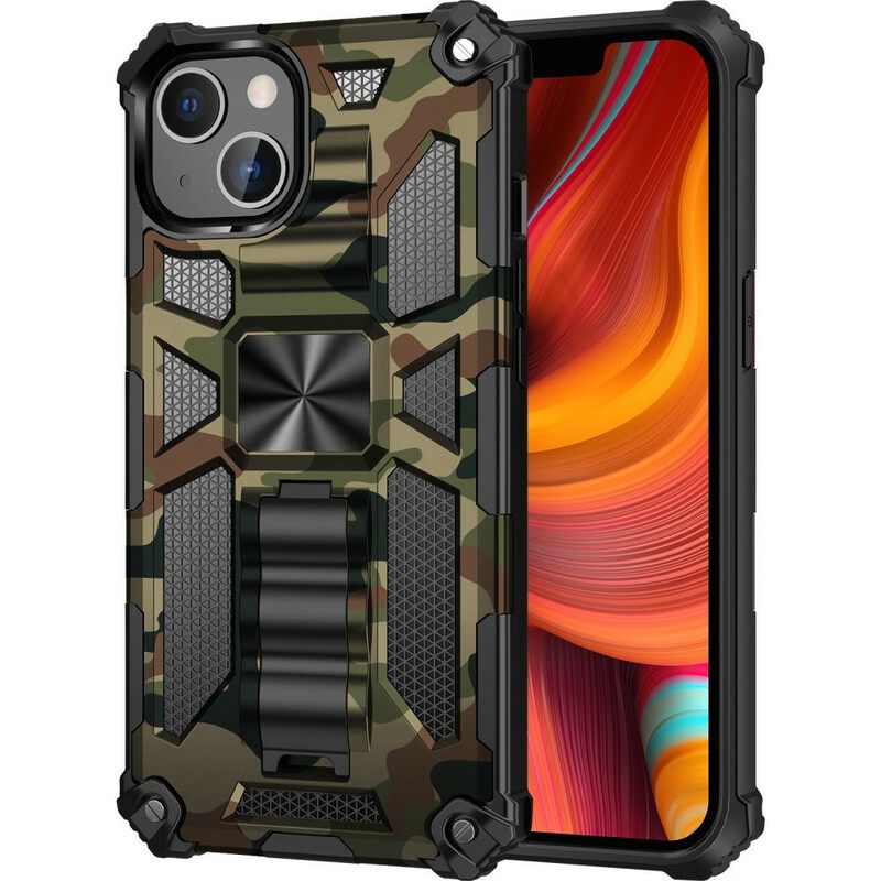 Kuori iPhone 13 Camouflage Irrotettava Tuki