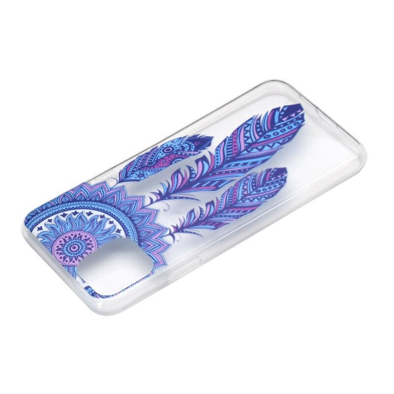 Kuori iPhone 13 Dream Catcher Blue Feathers