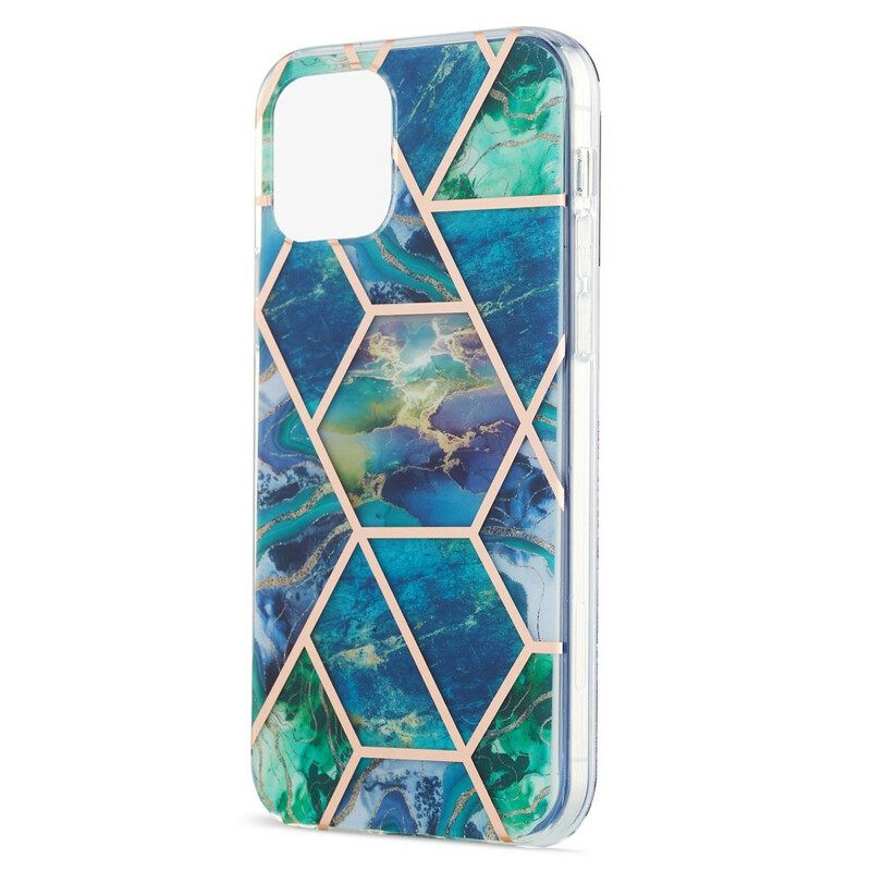 Kuori iPhone 13 Flashy Geometric Marble