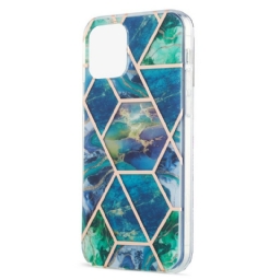 Kuori iPhone 13 Flashy Geometric Marble