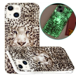 Kuori iPhone 13 Fluoresoiva Leopard