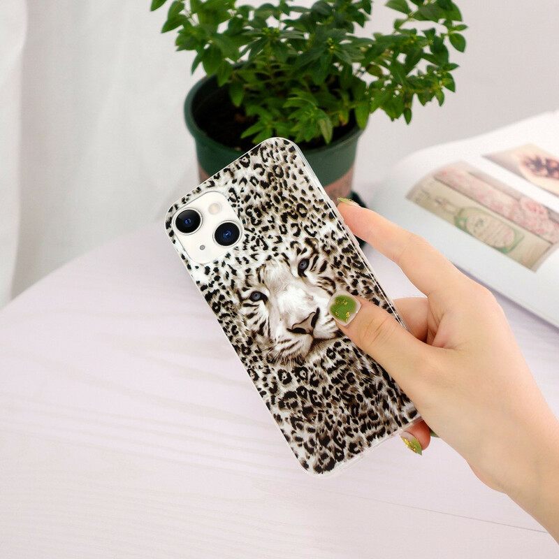 Kuori iPhone 13 Fluoresoiva Leopard