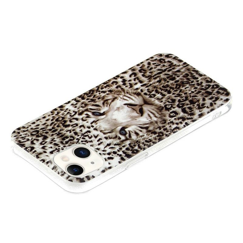 Kuori iPhone 13 Fluoresoiva Leopard