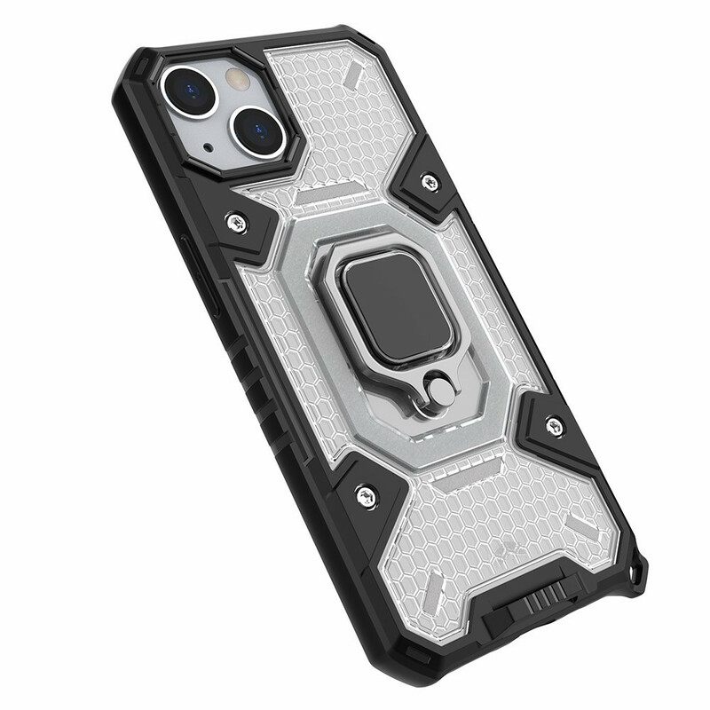 Kuori iPhone 13 Honeycomb Renkaalla