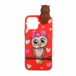 Kuori iPhone 13 Miss Owl 3d