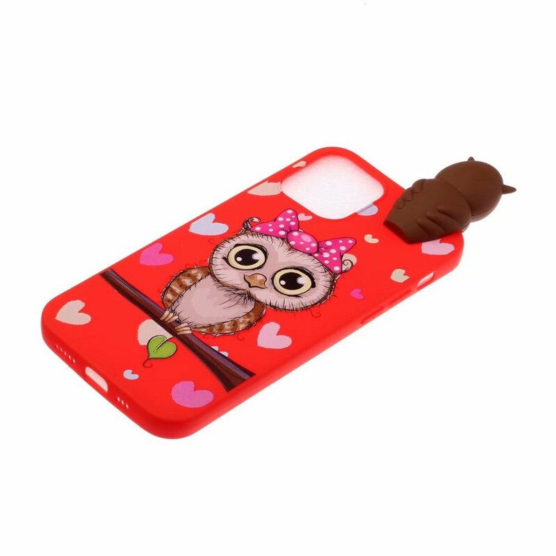 Kuori iPhone 13 Miss Owl 3d