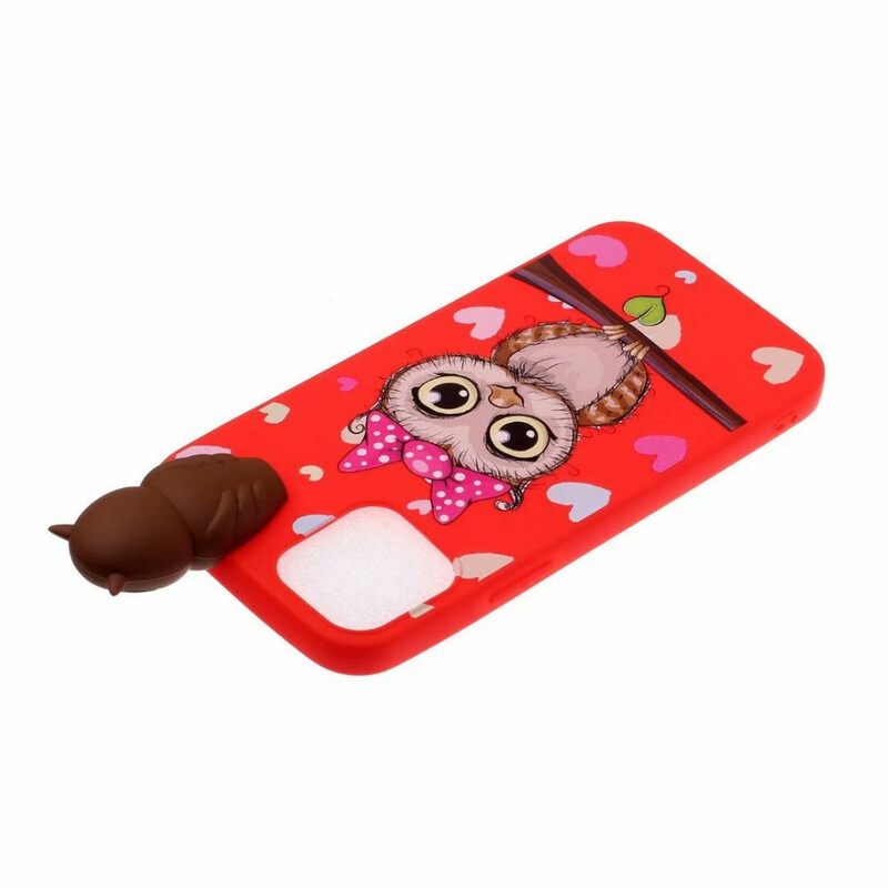 Kuori iPhone 13 Miss Owl 3d