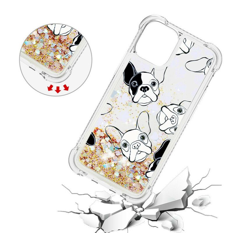 Kuori iPhone 13 Mr Dog Glitter