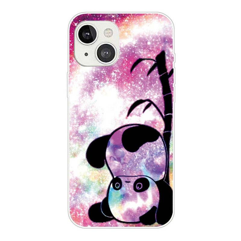 Kuori iPhone 13 Panda Ja Bamboo