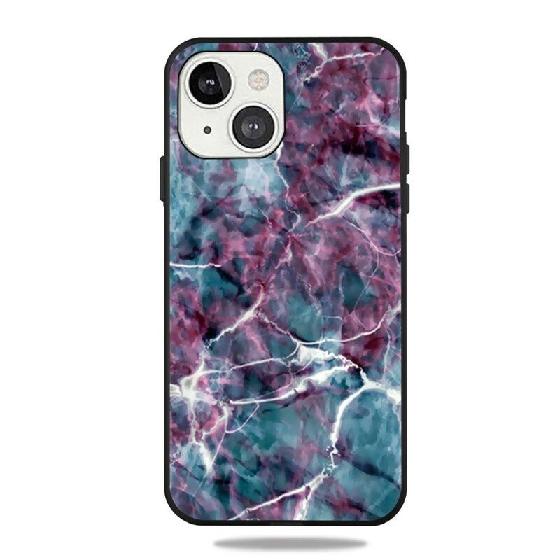 Kuori iPhone 13 Purple Marble