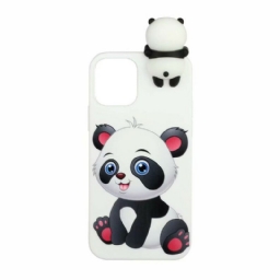 Kuori iPhone 13 Söpö Panda 3d