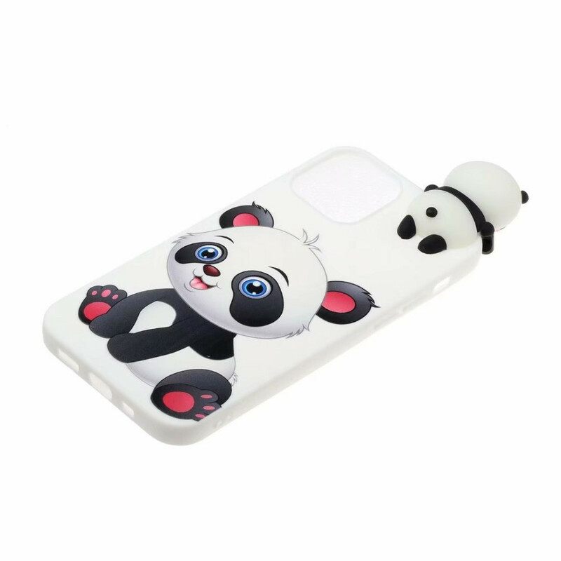 Kuori iPhone 13 Söpö Panda 3d