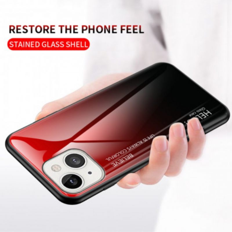 Kuori iPhone 13 Tempered Glass Hei