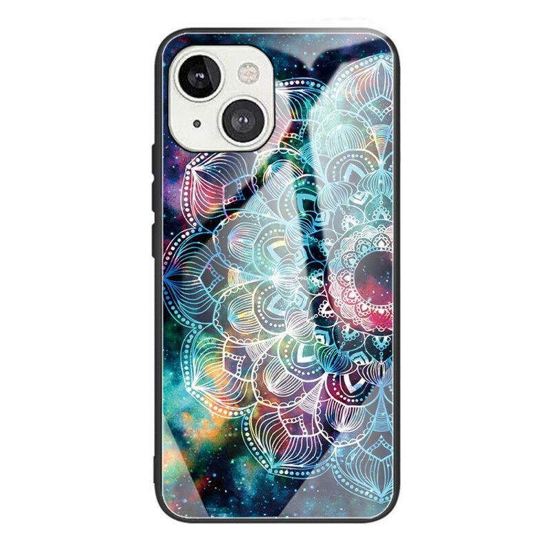 Kuori iPhone 13 Tempered Glass Mandala