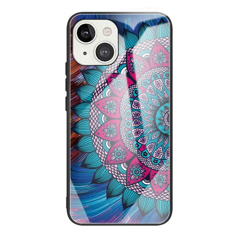 Kuori iPhone 13 Tempered Glass Mandala