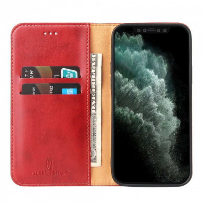 Puhelinkuoret iPhone 13 Kotelot Flip Texture Leather