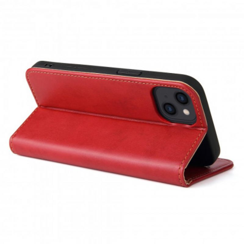 Puhelinkuoret iPhone 13 Kotelot Flip Texture Leather