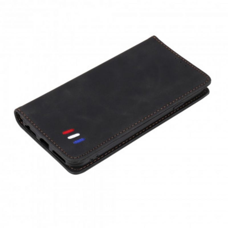 Puhelinkuoret iPhone 13 Kotelot Flip Tricolor Leather Style