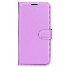 Kotelot Oppo Reno 12f 5g Classic Litchi Faux Leather