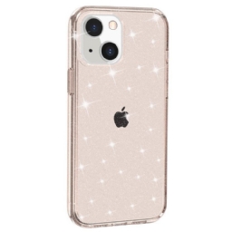 Kuori iPhone 15 Plus Läpinäkyvä Glitter