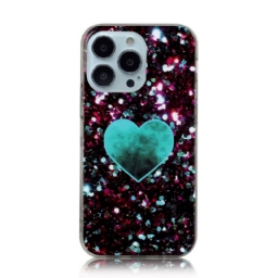 Case iPhone 13 Pro Max Glitter Marble