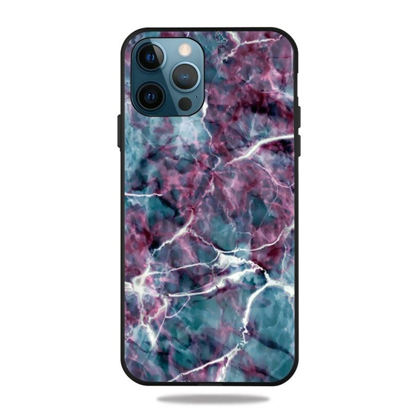 Case iPhone 13 Pro Max Purple Marble