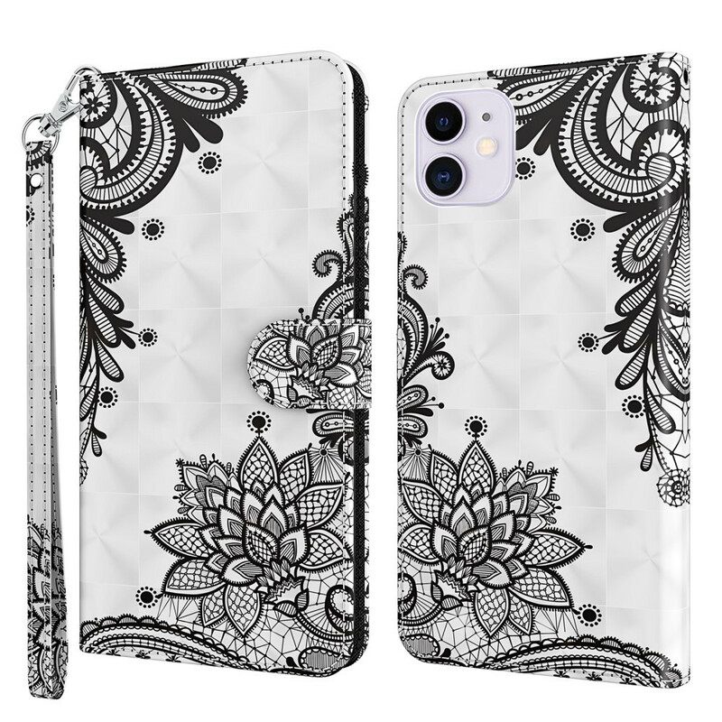 Kotelot iPhone 13 Pro Max Flowers Lace