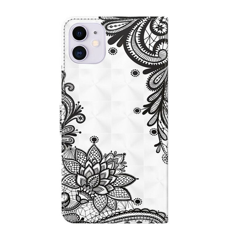 Kotelot iPhone 13 Pro Max Flowers Lace