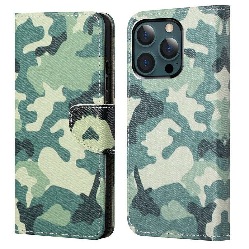 Kotelot iPhone 13 Pro Max Military Camouflage