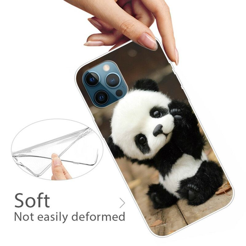 Kuori iPhone 13 Pro Max Flexible Panda