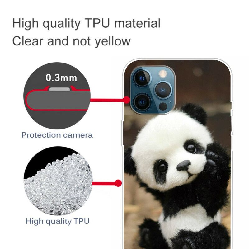 Kuori iPhone 13 Pro Max Flexible Panda