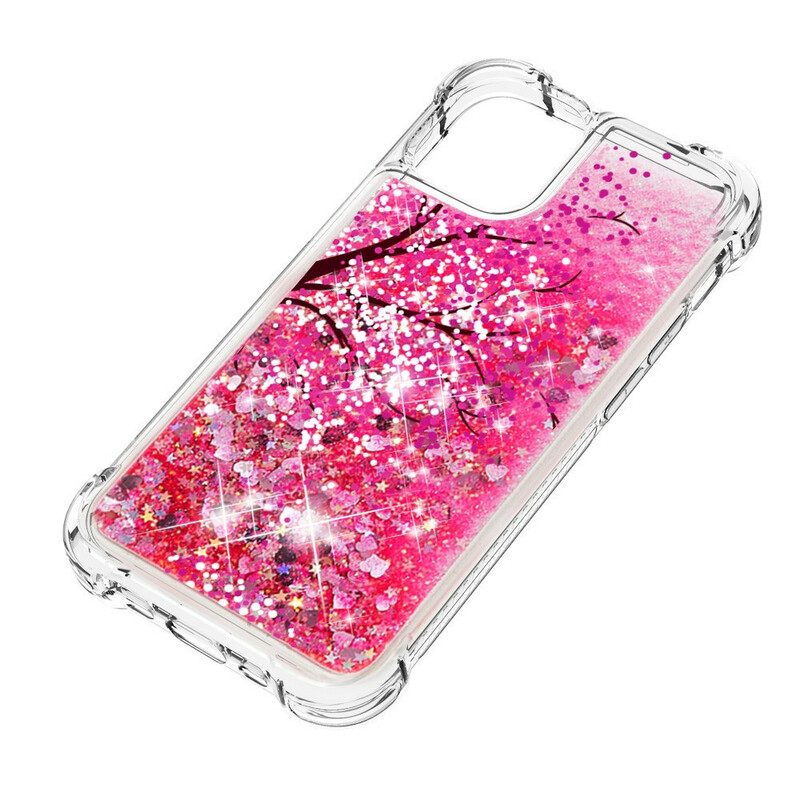 Kuori iPhone 13 Pro Max Glitter Tree