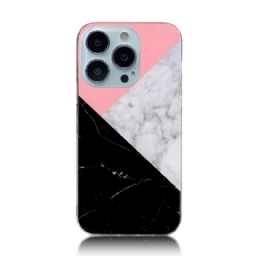 Kuori iPhone 13 Pro Max Marble Geometries