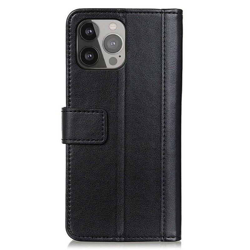 Nahkakotelo iPhone 13 Pro Max Style Leather