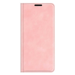 Puhelinkuoret iPhone 13 Pro Max Kotelot Flip Silk Soft Leather Effect